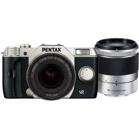 【中古】ペンタックス PENTAX デジタル Q10 ダブルズームキット シルバー当店保証30日間 人気モデル 高画質 売れ筋