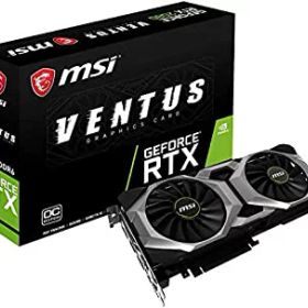 【中古】「非常に良い」MSI GeForce RTX 2080 VENTUS 8G OC グラフィックスボード VD6726