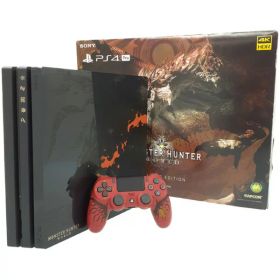 【SIE】【ソフトなし】ソニー『PlayStation4Pro プレイステーション4プロ MONSTER HUNTER: WORLD LIOLAEUS EDITION』CUHJ-10020 ゲーム機本体 1週間保証【中古】
