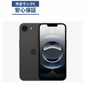 【中古】【可】iPhone 16e 128GB 3N762J/A ブラック SIMFREE Softbank 【安心30日保証】 本体 白ロム CCコネクト