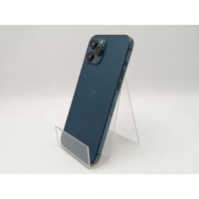 【中古】Apple au 【SIMロック解除済み】 iPhone 12 Pro Max 128GB パシフィックブルー MGCX3J/A【ECセンター】保証期間1ヶ月【ランクC】