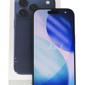 【Apple】アップル『iPhone 17 Pro / 6.3inch / 256GB / SIMフリー / ディープブルー』MG874J/A 2025年9月発売 スマートフォン 1週間保証【中古】