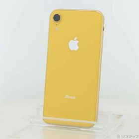 【中古】Apple(アップル) iPhoneXR 64GB イエロー MT082J／A SIMフリー 【247-ud】