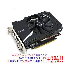 【中古】MSI製グラボ GeForce GTX 1660 AERO ITX 6G OC PCIExp 6GB