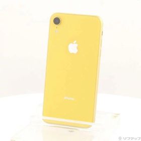 【中古】Apple(アップル) iPhoneXR 64GB イエロー MT082J／A SIMフリー 【368-ud】