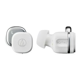 【エントリーで最大2万ポイント当たる｜6/25まで】 オーディオテクニカ｜audio-technica 完全ワイヤレスイヤホン ホワイト ATH-SQ1TW2 WH [ワイヤレス(左右分離) /カナル型 /Bluetooth対応]