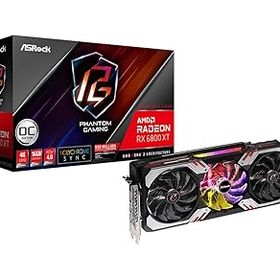 【中古】ASRock グラフィックボード RX 6800 XT PG D 16G OC AMD Radeon RX6800 XT 搭載 GDDR6 16GB ビデオカード 【国内正規代理店品】