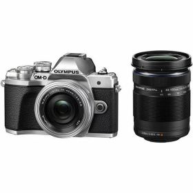 【中古】 オリンパス OLYMPUS OM-D E-M10 MarkIII EZダブルズームキット シルバー 当店保証30日間 人気 ミラーレス 一眼レフ 交換レンズ カメラ