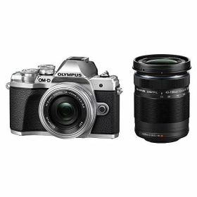 【中古】オリンパス OLYMPUS OM-D E-M10 MarkIII EZダブルズームキット シルバー当店保証30日間 人気モデル 高画質 売れ筋