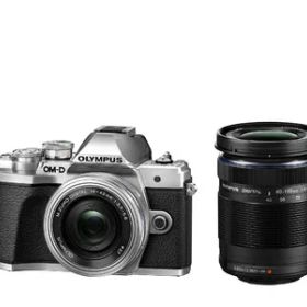 【中古】 OLYMPUS ミラーレス一眼カメラ OM-D E-M10 MarkIII EZダブルズームキット シルバー