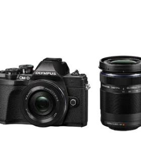 【中古】 OLYMPUS ミラーレス一眼カメラ OM-D E-M10 MarkIII EZダブルズームキット ブラック