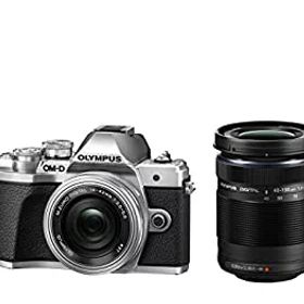 【中古】(非常に良い)OLYMPUS ミラーレス一眼カメラ OM-D E-M10 MarkIII EZダブルズームキット シルバー