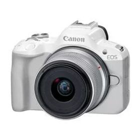 Canon EOS R50 RF-S18-45 IS STM レンズキット ホワイト ミラーレスカメラ キヤノン