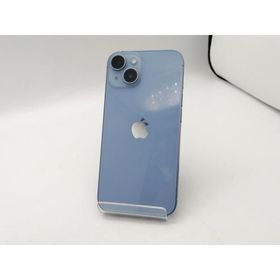 【中古】Apple SoftBank 【SIMフリー】 iPhone 14 128GB ブルー MPVJ3J/A【広島本通】保証期間１ヶ月【ランクC】
