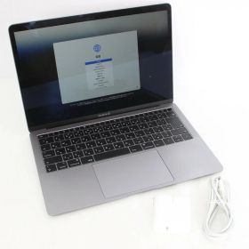 【美品】Apple MacBook Air 13.3インチ MRE92J/A スペースグレイ 256GB Retinaディスプレイ ノートパソコン アップル マックブック エアー 本体 【中古】