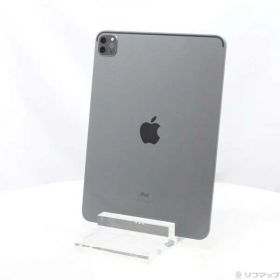 【中古】Apple(アップル) iPad Pro 11インチ 第3世代 128GB スペースグレイ MHQR3J／A Wi-Fi 【198-ud】