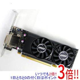 【1日と5.0のつく日、18日はポイント3倍！】【中古】MSI グラボ GTX 1050 Ti 4GT LP PCIExp 4GB