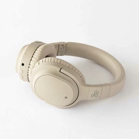 ag WHP01K 【AG-WHP01K】 ワイヤレス ヘッドホン Bluetooth ノイズキャンセリング ノイキャン ANC マイク付き（クリーム）