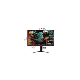 AOC(エーオーシー) U27G4XM/11 ゲーミングモニター Black ＆ Red ［27型 /4K(3840×2160） /ワイド /320Hz］