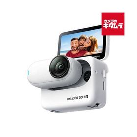 Insta360 GO 3S（128GB）ホワイト（CINSAATA-GO3S128W） ビデオカメラ 4K 小型 高画質 ウェアラブル 《納期約２ヶ月》