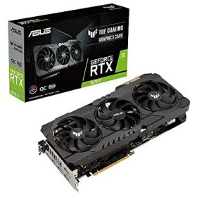 【中古】（新古品） ASUSTek TUF Gaming NVIDIA? GeForce RTX 3070 Ti 搭載ビデオカード OC/PCIe 4.0 / 8GB GDDR6X / HDMI 2.1 / DisplayPort 1.4a /デュアルボールファンベアリング, ミリタリーグレードのコンデンサ/GPU Tweak II TUF-RTX3070TI-O8G-GAMING