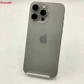 【中古】iPhone15 Pro Max 256GB ナチュラルチタニウム MU6R3J/A Apple版S