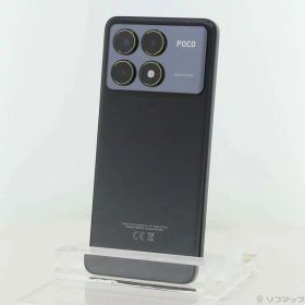 【中古】XIAOMI POCO F6 Pro 256GB ブラック 23113RKC6G SIMフリー 【377-ud】