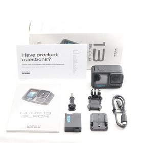 GoPro HERO13 ブラック - 防水アクションカメラ 5.3K60ビデオ、27MP写真 + HBシリーズレンズとの互換性。