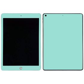 MightySkins Apple iPad 第7世代 (10.2" 2019) 用ビニールスキン「Solid Seafoam」保護デカールラップ 着脱簡単