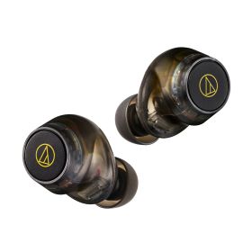 オーディオテクニカ ノイズキャンセリング機能搭載 完全ワイヤレスBluetoothイヤホン（スケルトン） ATH-CKS30TW+TBK audio-technica