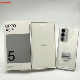 【中古】OPPO A5 5G 128GB ホワイト OPG06 UQmobile版SIMフリー 極美品