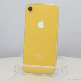 【中古】Apple(アップル) iPhoneXR 64GB イエロー MT082J／A SoftBank 【198-ud】