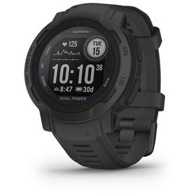 GARMIN ガーミン スマートウォッチ ウェアラブルウォッチ GPS ランニング ジョギング Instinct 2 Dual Power 010-02627-40 [Graphite]【ラッピング対応可】