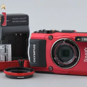 【中古】OLYMPUS オリンパス STYLUS TG-3 Tough レッド 防水デジタルカメラ