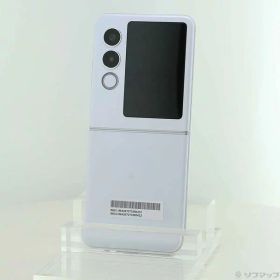 【中古】ZTE nubia Flip 2 128GB ホワイト A404ZT Y!mobile 【262-ud】