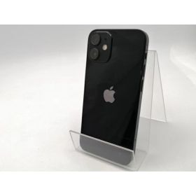 【中古】Apple au 【SIMロックあり】 iPhone 12 mini 64GB ブラック MGA03J/A【ECセンター】保証期間1ヶ月【ランクC】