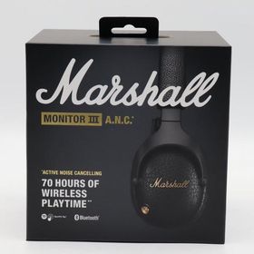 ボーナスストア+5％【新品未開封】Marshall MONITOR III A.N.C. ブラック ヘッドホン アクティブノイズキャンセリング マーシャル モニター 本体