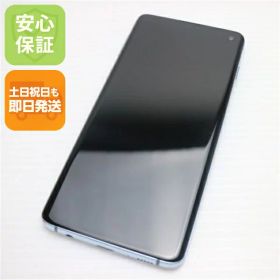 【中古】 美品 SC-03L Galaxy S10 プリズムブルー スマホ 本体 白ロム 中古 土日祝発送OK