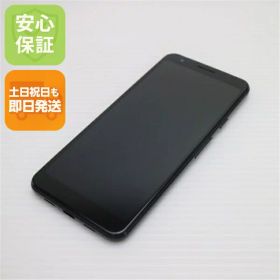 【中古】超美品 SoftBank Google Pixel 3a 64GB ジャストブラック スマホ 中古土日祝発送 即日発送