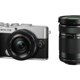 【新品】OM Digital Solutions OLYMPUS PEN E-P7 EZダブルズームキット [ シルバー ]
