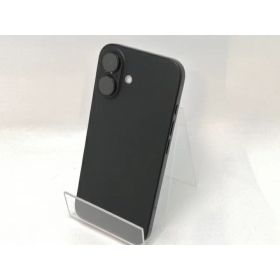 【中古】Apple au 【SIMフリー】 iPhone 16 128GB ブラック MYDQ3J/A【津田沼】保証期間1ヶ月【ランクB】