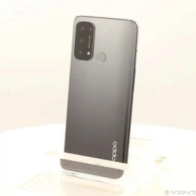 【中古】ワイモバイル OPPO Reno5 A 128GB シルバーブラック A101OP Y!mobile SIMフリー 〔ネットワーク利用制限▲〕 【258-ud】