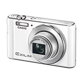 【中古】CASIO デジタルカメラ EXILIM EX-ZS190WE 広角24mm 光学12倍ズーム プレミアムオート 1610万画素 ホワイト