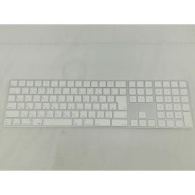 【中古】Apple Magic Keyboard（2017/テンキー付き/A1843） - 日本語（JIS） シルバー MQ052J/A【大阪本店】保証期間1週間