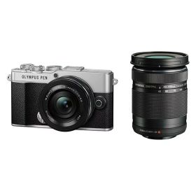 《新品》OLYMPUS (オリンパス) PEN E-P7 EZダブルズームキット シルバー [ ミラーレス一眼カメラ | デジタル一眼カメラ | デジタルカメラ ]【KK9N0D18P】