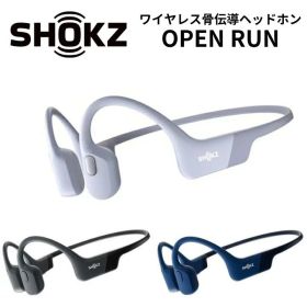 Shokz OPENRUN ワイヤレス骨伝導ヘッドホン ブラック/ブルー/パープル 防水 防塵 IP67 マイク 急速充電 連続8時間駆動 メーカー2年間保証 国内正規品 SKZ-EP