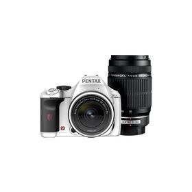 PENTAX デジタル一眼レフカメラ K-x ダブルズームキットホワイト(中古品)