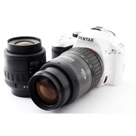 PENTAX K-x ダブルズームセット ホワイト 美品 SDカード付 動作確認済み 1ヶ月保証付 初心者向け