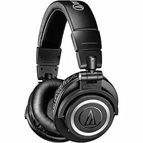 【中古】(非常に良い)オーディオテクニカ ワイヤレス ヘッドホン ATH-M50xBT Bluetooth5.0 aptX・AAC対応 ブラック