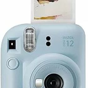 【中古】富士フイルム Instax Mini 12 インスタントカメラ - パステルブルー